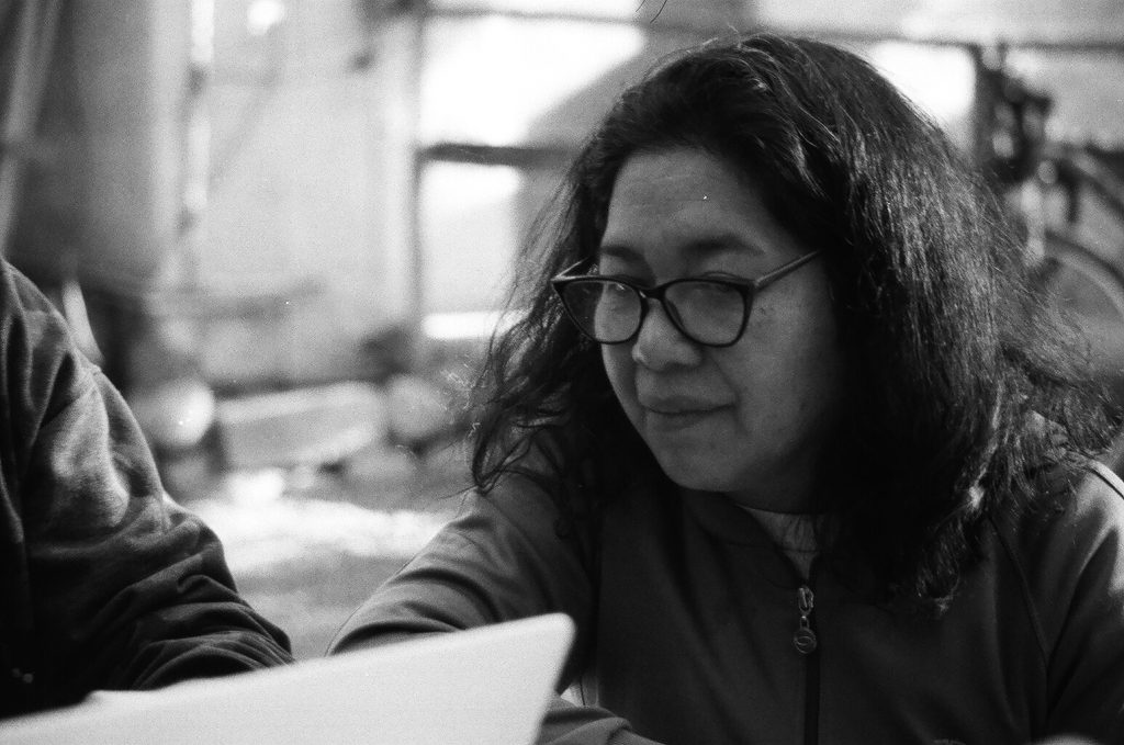 Silvia Antonio, integrante de Benteveo. Foto de Francisca Palma.