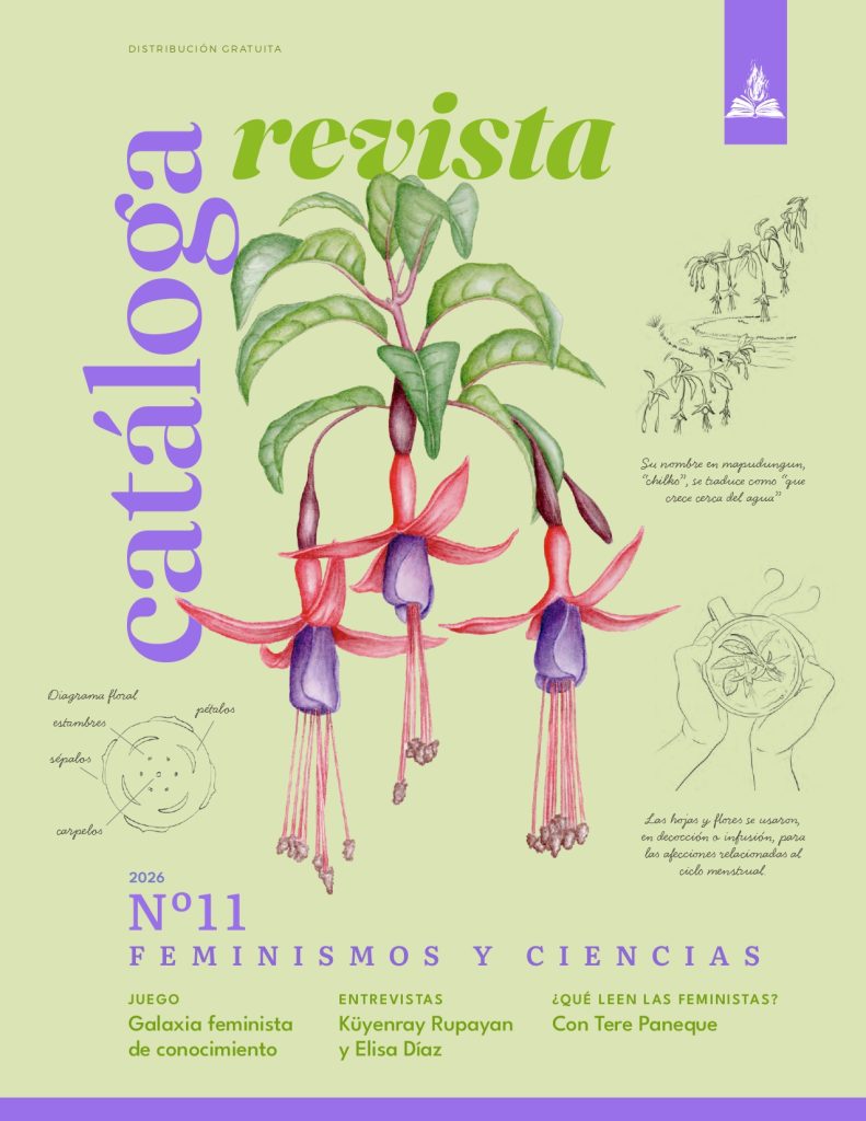 Portada del Número 11 de Catáloga colectiva sobre feminismos y ciencia.